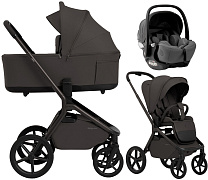 Коляска 3 в 1 Sweet Baby SBL Orso New + автокресло Premier Grey Chocolate Brown