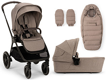 Коляска Nuna Triv LX AS 2 в 1 с зимним комплектом Cedar