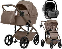 Коляска 3 в 1 Sweet Baby SBL Dolce L и автокресло Premier Grey Milk Chocolate