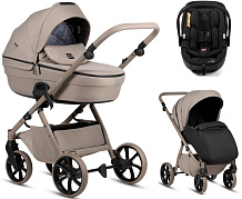 Детская коляска Tutis Uno 6 Plus Essential collection 3 в 1 с автокреслом Beno Black 1602172 Taupe