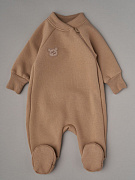 Комбинезон Little Star со стойкой футер c начёсом 0214 (ЧЗ-мз) бежевый 62