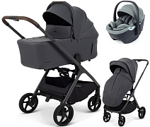 Детская коляска Rant Aventa 3 в 1 с автокреслом Aster Zero Olive Graphite