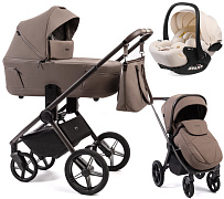 Детская коляска Peppy Monaco Thermo 3 в 1 с автокреслом Verona Beige Mocco