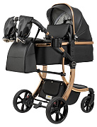 Коляска трансформер Aimile Adventurer ADV-16, золотой черный