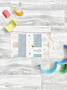 Набор платочков-слюнявчиков Mjolk Ёжики на экрю 20х20 см