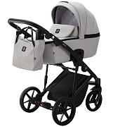 Детская коляска Adamex Mobi New 3 в 1 MN-TK1 TIP (СВ.СЕРЫЙ)