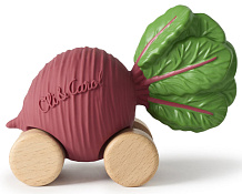 Игрушка-прорезыватель на деревянных колёсах Oli&Carol Машинка Betty the Beetroot