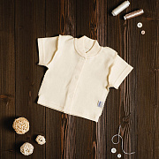 Кофточка Vikalex Экрю короткий рукав 50