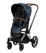 Прогулочная коляска Cybex Priam IV Chrome Brown Jewels of Nature