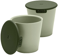 Набор стаканов Bibs с крышкой Cup Set, 2 шт. 4310250 Sage