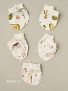 Антицарапки Little Star 5 пар 21-5 (ЧЗ-мз) №М10, интерлок крем 62