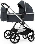 Коляска Agex Life 2 в 1 хромированная рама ALM606 Midnight Grey (Темно-серый)