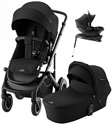 Коляска 4 в 1 Britax Roemer Smile 5Z и автокресло Baby-Safe Core Space Black + база Baby-Safe Core Space Black