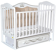 Детская кроватка Luciano Aprica Elegance Premium белый