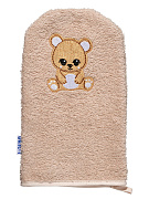 Детская рукавичка для купания Uviton Baby 0026 Bear бежевый