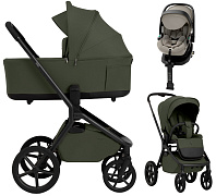 Коляска 3 в 1 Sweet Baby SBL Orso New  + автокресло Premier Plus Begie New Dark Green