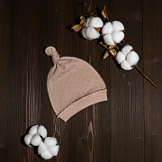 Шапочка гномик Vikalex Ажур капучино 40