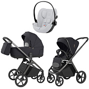Коляска Carrello Vector 2025 CRL-6551 и автокресло Cybex Cloud G i-Size Fog Grey 3 в 1 Shadow Black
