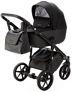 Детская коляска Adamex Nola 3 в 1 N-PS1 TIP (ЧЕРН.+ ЧЕРН.КОЖА)
