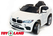 Детский электромобиль Toyland BMW X6M mini Белый