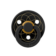 Пустышка латексная Bibs Colour - Layl, 0+ мес. 10044210 Black/Gold