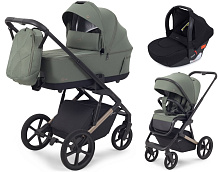 Детская коляска Rant Garda 3 в 1 с автокреслом Cruise Black Olive