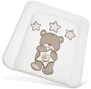 Матрас пеленальный BoomBaby (накладка) 65*55 см дюспо BB/ПН-06 Карапуз белый