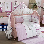 Детский комплект в кроватку Kidboo Little Farmer 6 предметов Pink