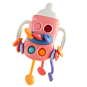 Игрушка-тянучка Roxy-Kids Busy Bottle RMON-003-Р розовая