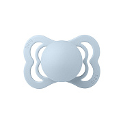 Пустышка силиконовая Bibs Supreme, 0+ 410231 Baby Blue
