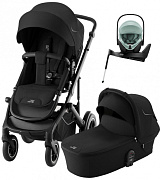Коляска 4 в 1 Britax Roemer Smile 5Z и автокресло Baby-Safe Pro Jade Green + Vario Base 5Z Space Black