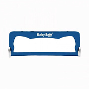 Барьер для кровати BabySafe Ушки 180х66 синий