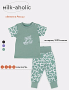 Футболка со штанишками Rant Milk-Aholic Green 74