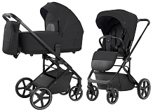 Коляска 2 в 1 Carrello Alfa 2025 CRL-6522 Rock Black