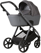 Детская коляска Adamex Vivo Natura 2 в 1 V10-STONE (Т.СЕРЫЙ)