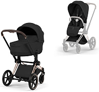 Коляска Cybex Priam V Rosegold Style Collection 2 в 1 Sepia Black