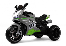 Детский электромотоцикл RiverToys C005MC серый