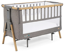 Кровать-трансформер приставная Tutti Bambini CoZee XL 120х60 см GTD Oak/Charcoal