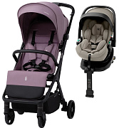 Прогулочная коляска Sweet Baby Aura Basic SBL + автокресло Premier Plus Begie Rose
