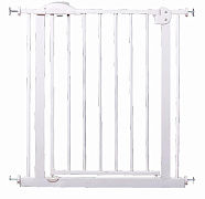 Барьер-калитка для дверного проема BabySafe (75-85 cm) XY-007 бел металл