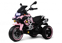 Детский электромотоцикл RiverToys М008БХ М008БХ-PINK/розовый