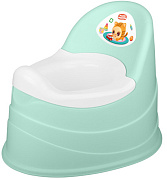 Детский горшок Малышарики со вставкой 431337309 зеленый