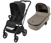 Детская коляска Maxi-Cosi Leona²  Oria 2 в 1 1204390110 Twillic Black/1507470300 Luxe Twillic Truffle