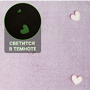 Детский плед Vikalex Neon сердечки