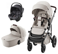 Коляска 3 в 1 Britax Roemer Smile 5Z LUX и автокресло Baby-Safe Core Midnight Grey2 Soft Taupe