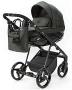 Детская коляска Adamex Quantum 2 в 1 Q-TK105 LUX (Т.ЗЕЛЕНЫЙ)