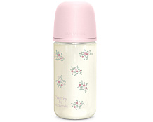 Стеклянная бутылочка для кормления Suavinex Poetry SX PRO 240 мл, средний поток, 3 мес+ 308952 PK