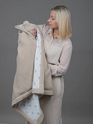 Плед НаследникЪ Выжанова Бриошь 95х95 НВ-МТ-035 бежевый