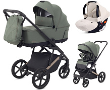 Детская коляска Rant Garda 3 в 1 с автокреслом Cruise Beige Olive