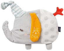 Игрушка-грелка Fehn Слоник с виноградными косточками, светящаяся в темноте